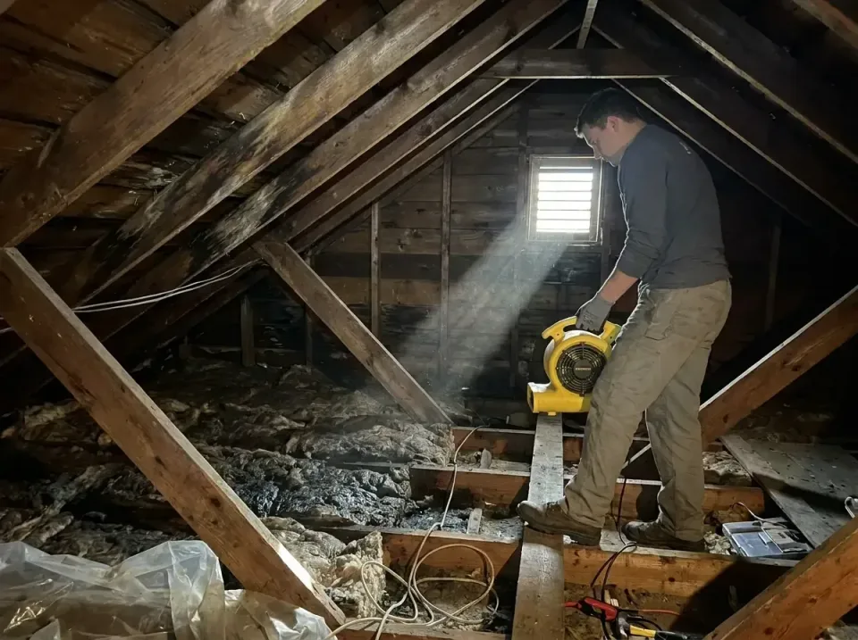 attic-water-damage-drying-proc-007 — frequently asked questions, Emergency Water Extraction & 24/7 Flood Response in Phillip…